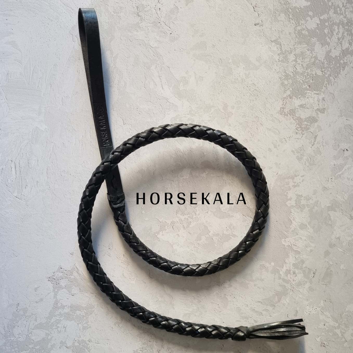 Western leather whip